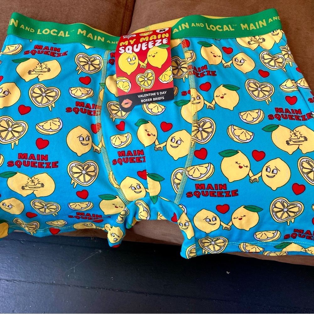 Boxer Briefs Sz Medium “Main Squeeze”